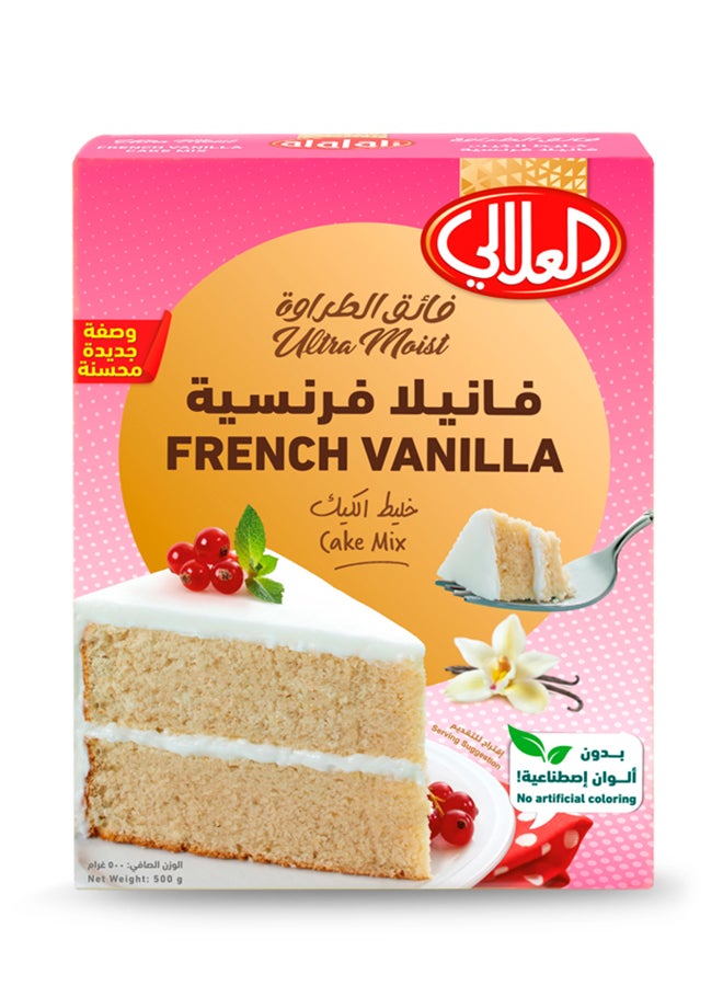 Al Alali خليط كيك العلي فانيليا فرنسية رطبة للغاية 500 جرام - Image 1