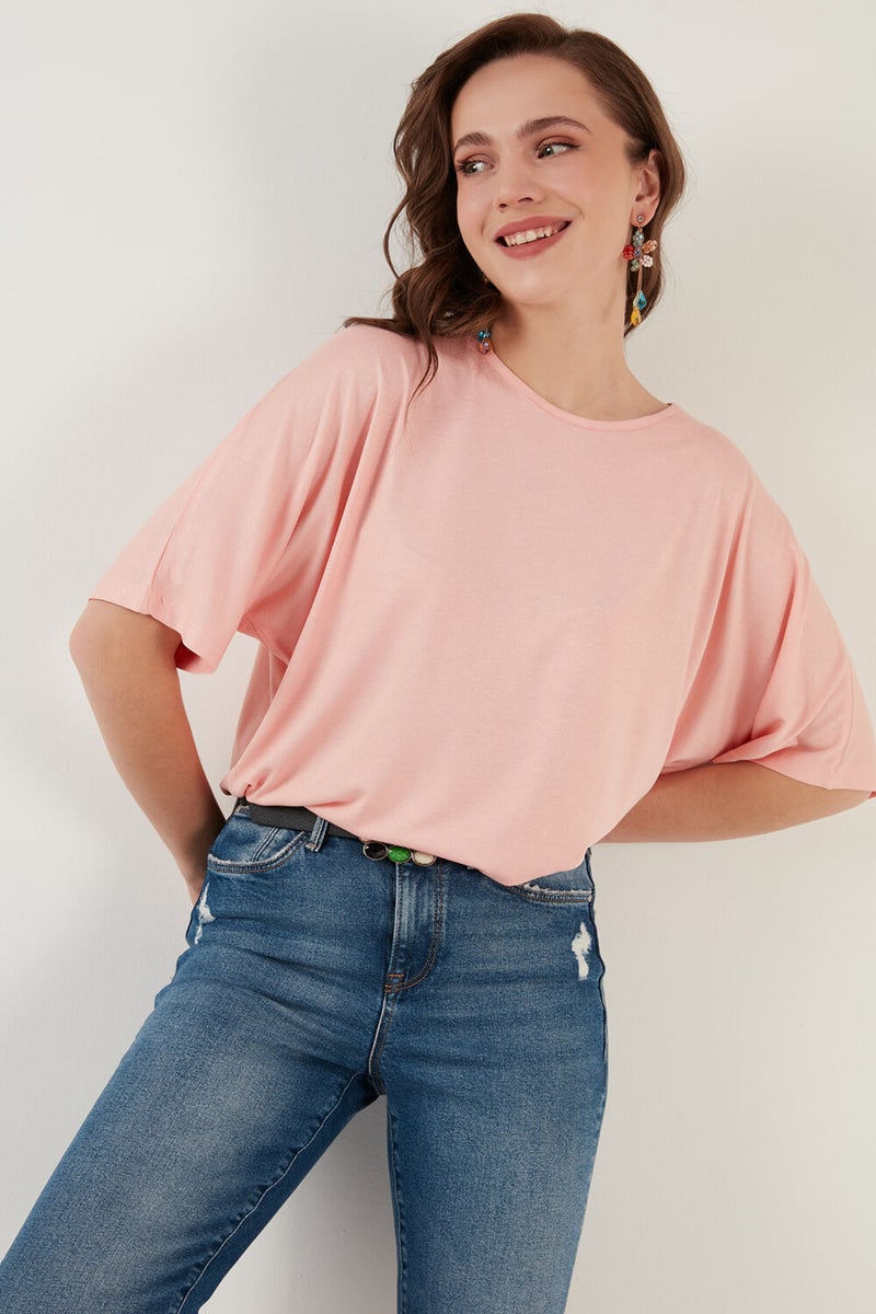 Lela Crew Neck Oversize Blouse Women's Blouse 5864528  - Image 1