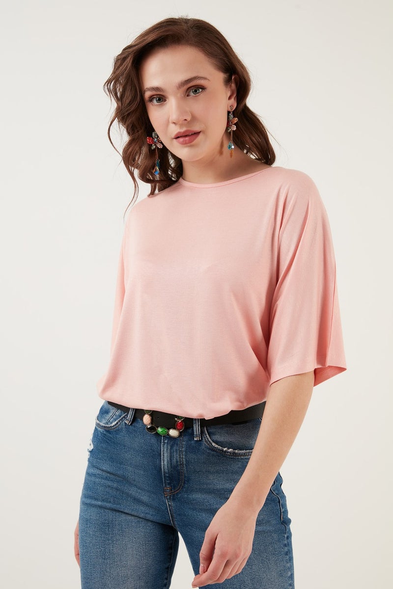 Lela Crew Neck Oversize Blouse Women's Blouse 5864528  - Image 2