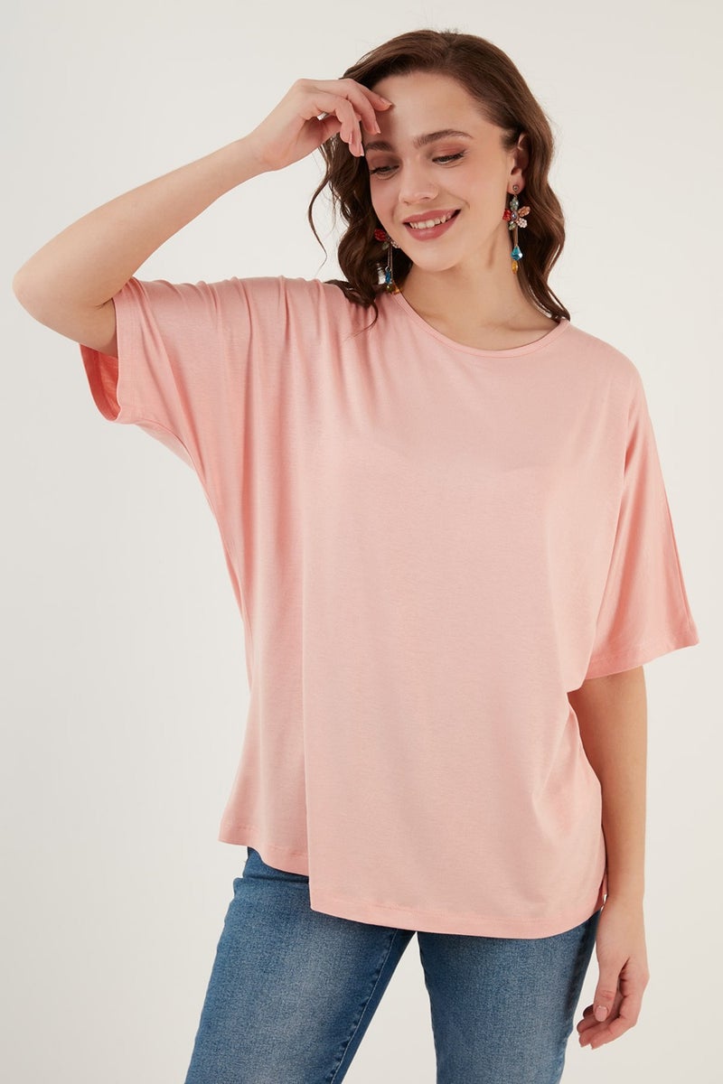 Lela Crew Neck Oversize Blouse Women's Blouse 5864528  - Image 3