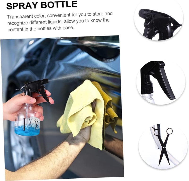 Varied available picks LIOOBO 5pcs Professional Hairdressing Sprayer Bottles Misting Spray for Barber Salon Home Use and Skin Hydration Multipurpose Design Even Mist Function Easy clean surface - Image 3