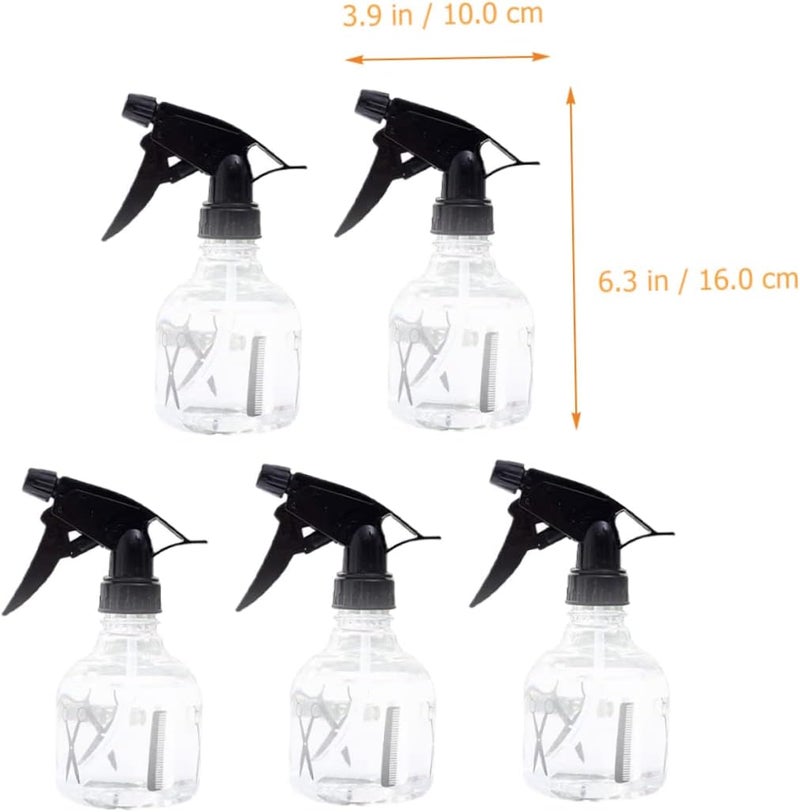 Varied available picks LIOOBO 5pcs Professional Hairdressing Sprayer Bottles Misting Spray for Barber Salon Home Use and Skin Hydration Multipurpose Design Even Mist Function Easy clean surface - Image 5