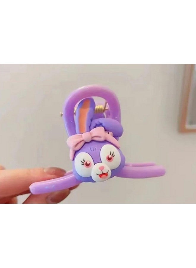 Shivarth Multicolor Hair Clutcher Cartoon Characters Hair Claw Barrette Jaw Clamp For Kids Girls Children Hair Accessories Pack Of 1pcs - Image 1