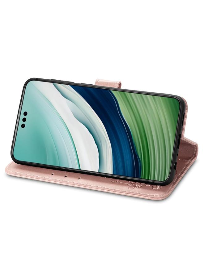 S-TOP Case For Huawei Mate 60 Pro Four-leaf Clasp Embossed Leather Phone Case - Image 4