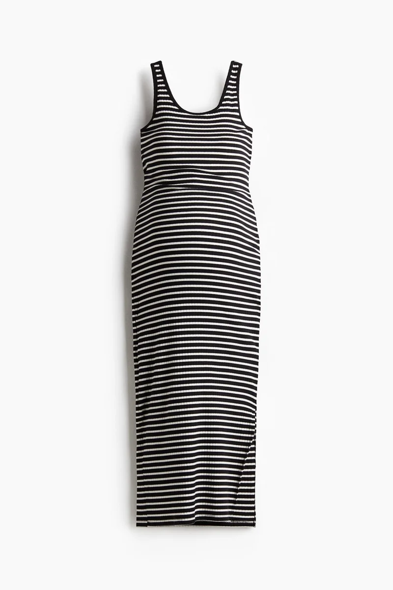 H&M MAMA Fine-knit dress