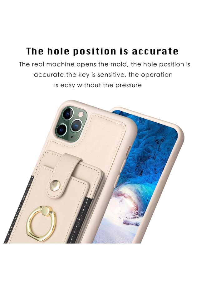 Zaboon Case For iPhone 11 Pro Max BF27 Metal Ring Card Bag Holder Phone Case - Image 3
