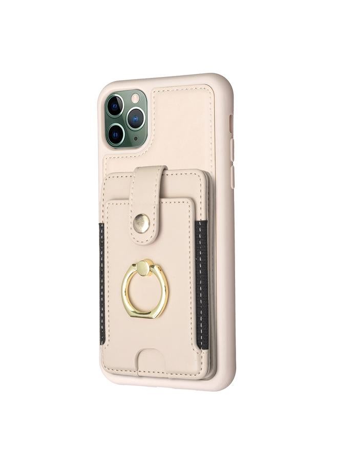 Zaboon Case For iPhone 11 Pro Max BF27 Metal Ring Card Bag Holder Phone Case - Image 2