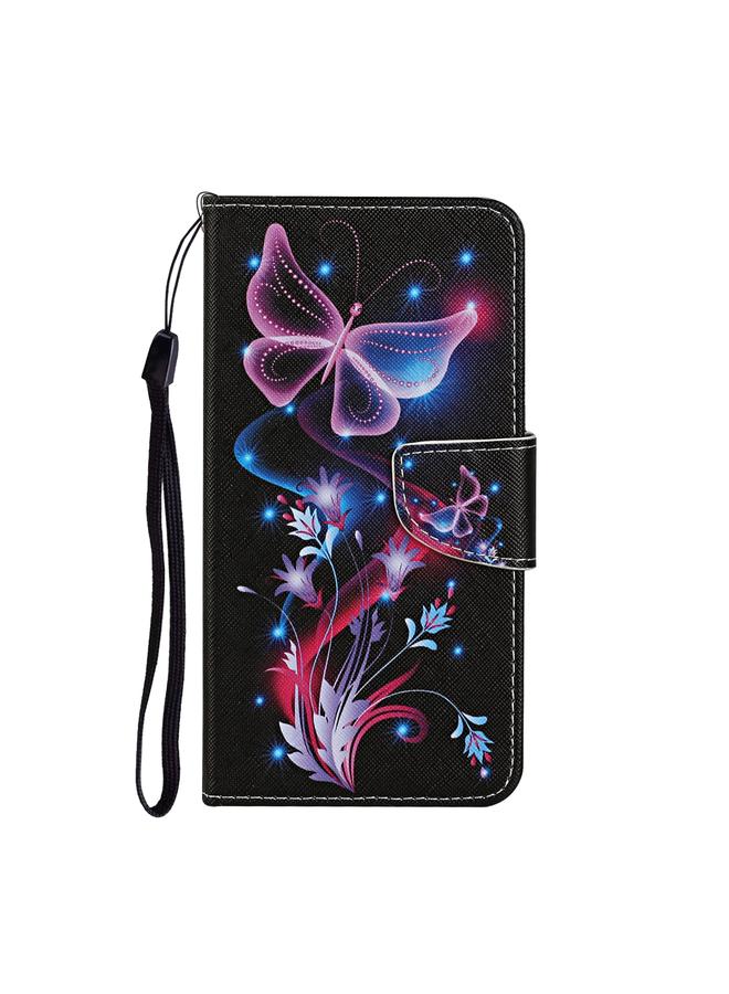 S-TOP Case For iPhone 13 Pro Colored Drawing Pattern Flip Leather Case - Image 2