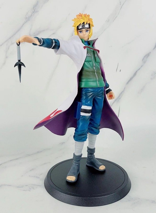 هالامودو ناروتو الهوكاج الرابع ميناتو ناميكازي نموذج ديكور دمية التين اليدوي الصنع - Image 3