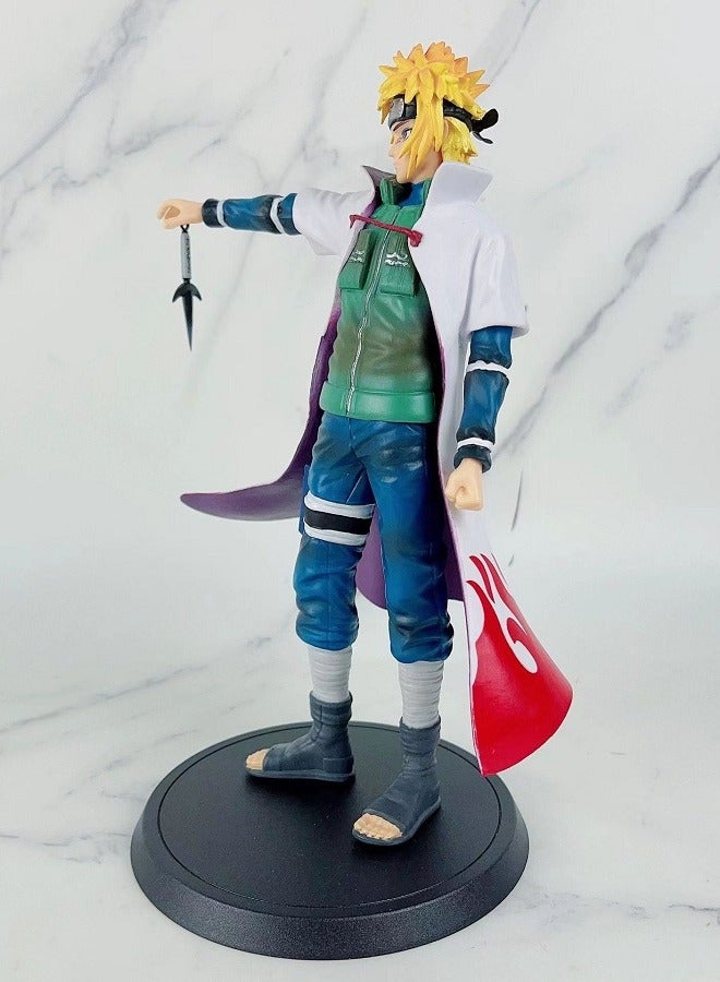 هالامودو ناروتو الهوكاج الرابع ميناتو ناميكازي نموذج ديكور دمية التين اليدوي الصنع - Image 2