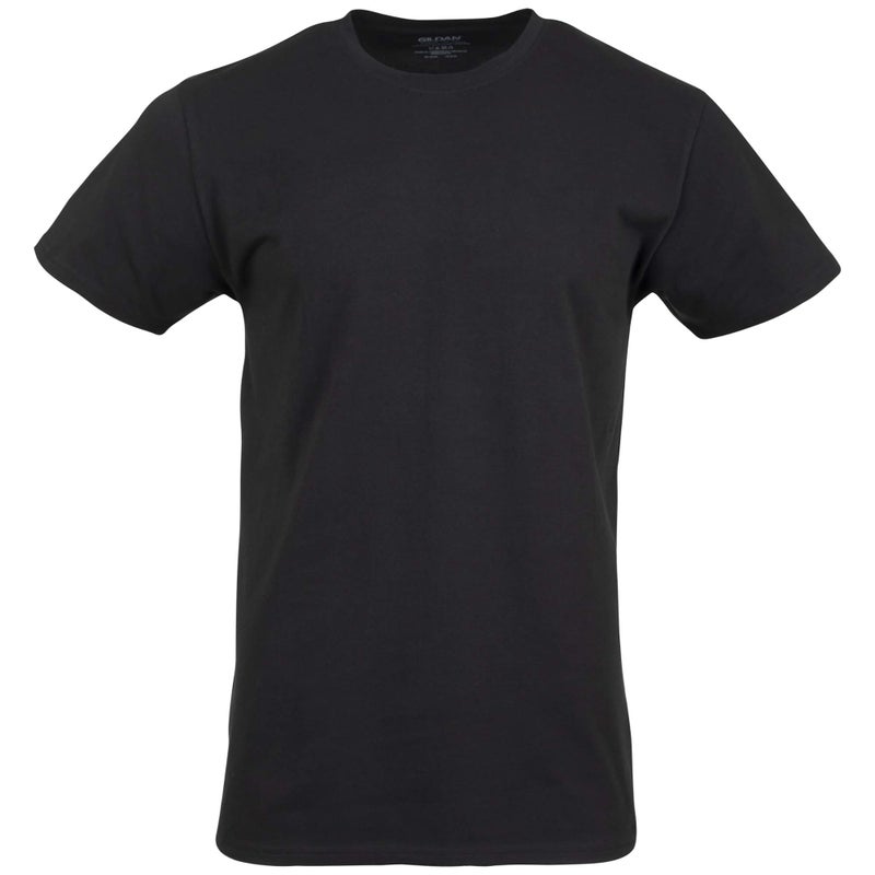 Gildan تي شيرتات قطنية مريحة للرجال من جيلدان، عبوة متعددة، أسود سوت (عبوة 3 قطع)، XX-كبير - Image 3