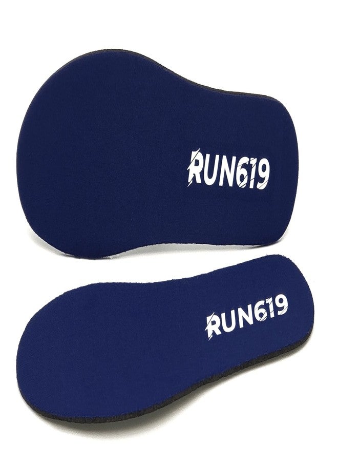 Run 619 Zero Drop Shoe Insoles, Traditional Shape, Foot Forming, Regular Width - 3mm Thickness, Firm, Flat Shoe Inserts - Men's 10-11.5, Women's 11-12.5 - Image 1