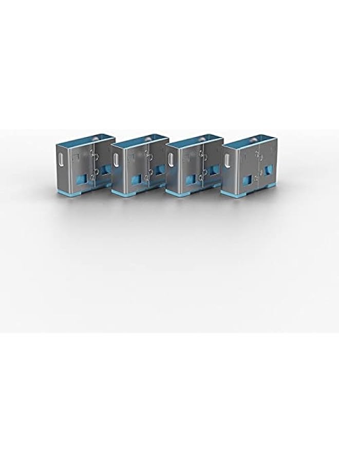 Lindy USB Port Blocker - Pack of 10 - Blue 40462 - Image 3