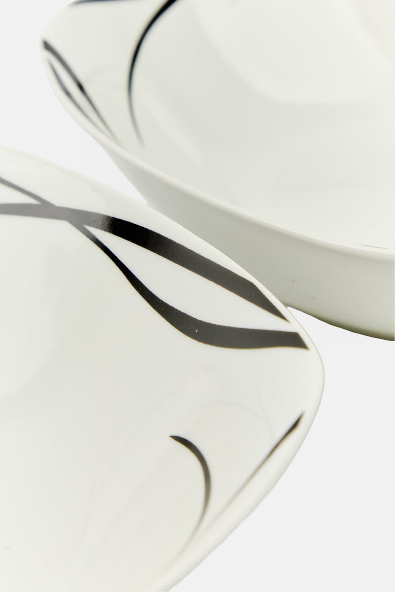 Maser وعاء دائري 2 قطعة، أبيض - Image 2