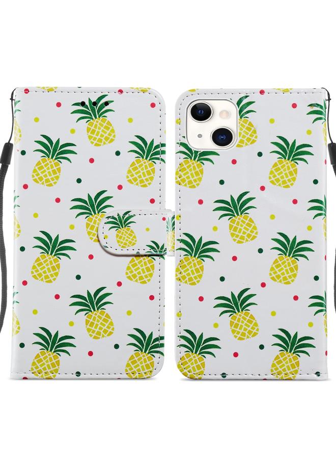 S-TOP Case For iPhone 14 Plus Painted Pattern Leather Phone Case - Image 1