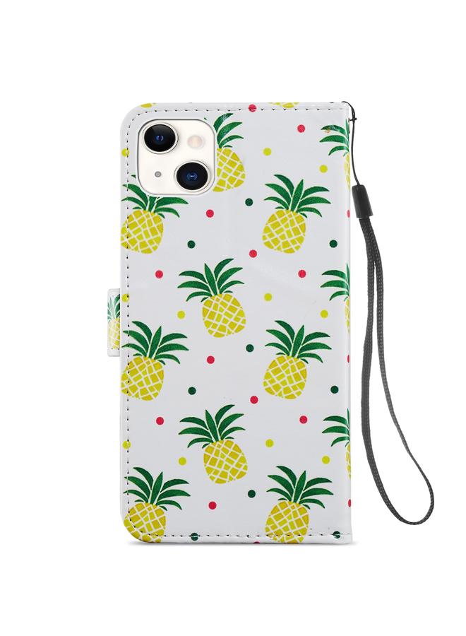 S-TOP Case For iPhone 14 Plus Painted Pattern Leather Phone Case - Image 3