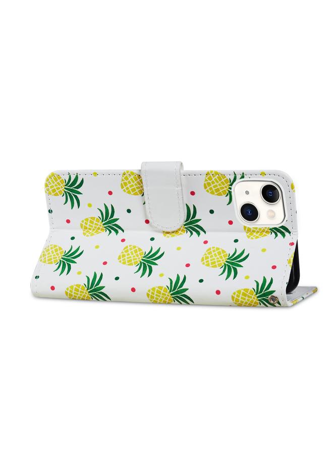 S-TOP Case For iPhone 14 Plus Painted Pattern Leather Phone Case - Image 5