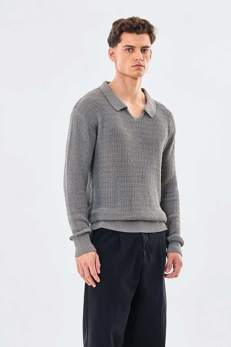 سنيتش تيشيرت كور لاب محبوك مسطح بنقوش