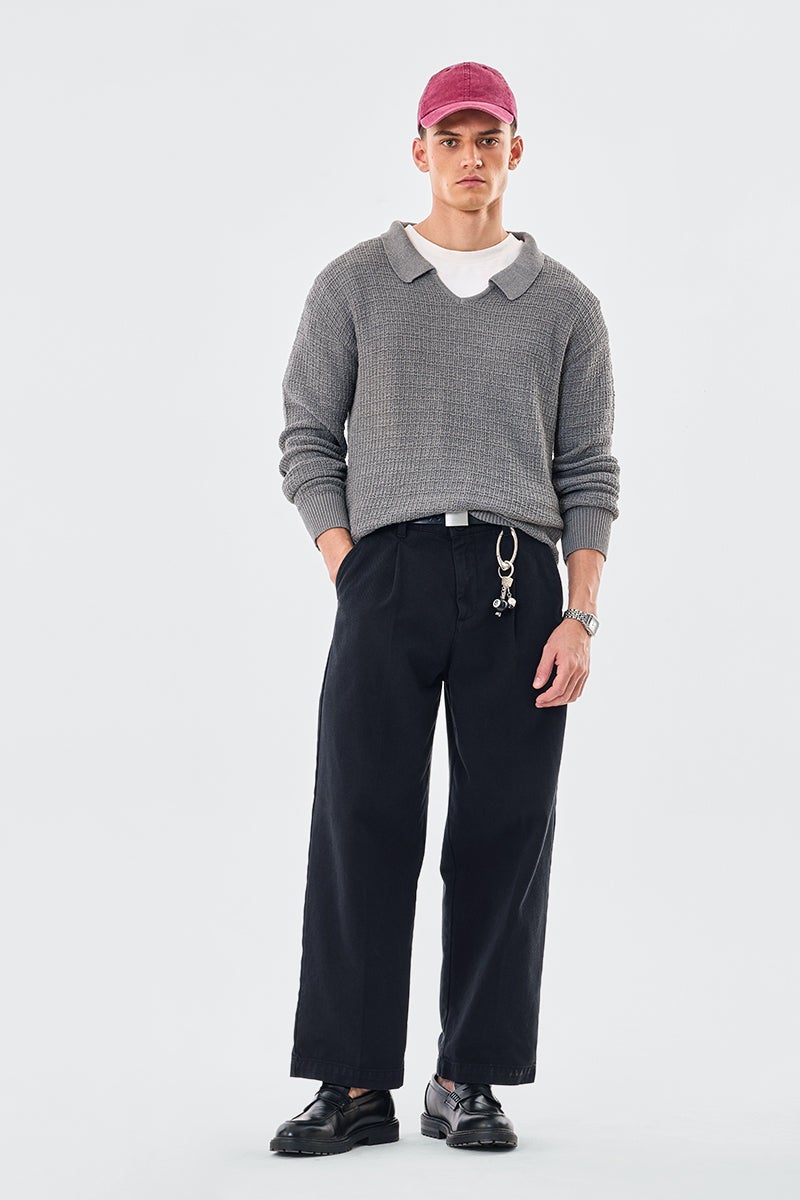 SNITCH Textured Flat Knit Core Lab T-Shirt - Image 2