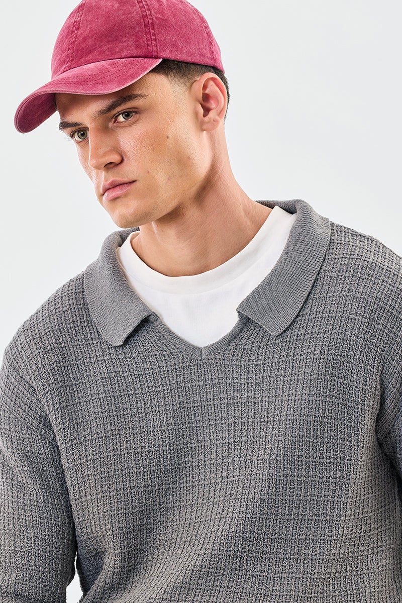 SNITCH Textured Flat Knit Core Lab T-Shirt - Image 3