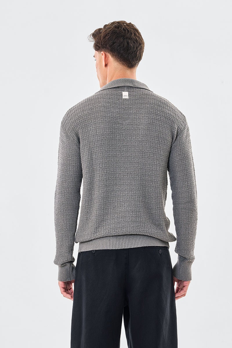 SNITCH Textured Flat Knit Core Lab T-Shirt - Image 5