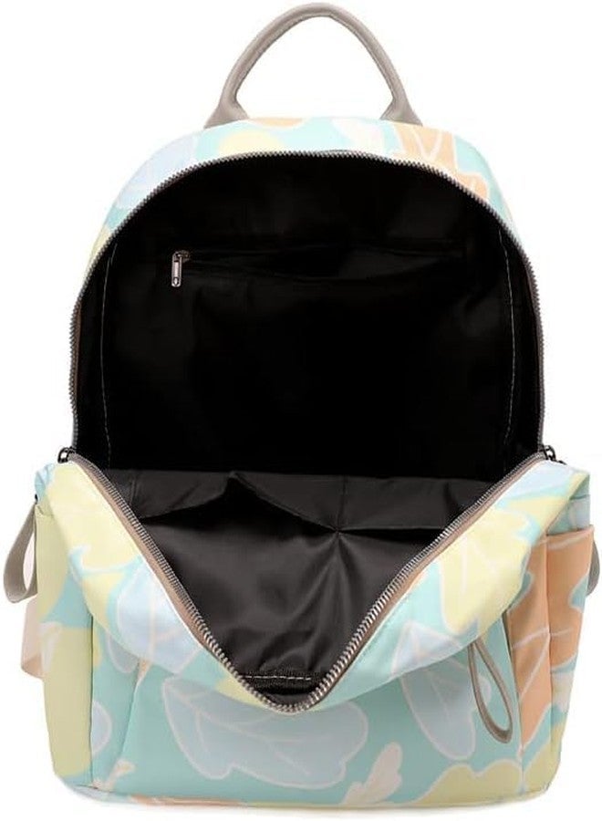 MOCA Fashionable Casual Nylon Backpack for Womens Girls M Size Multipurpose BagPack Travel, Casual, College, Office, Work, Diwali Gift Bag Women (Pink) - Image 3