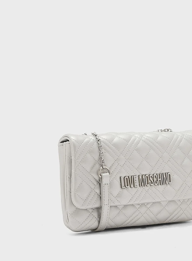 Love Moschino Zip Around Clutch