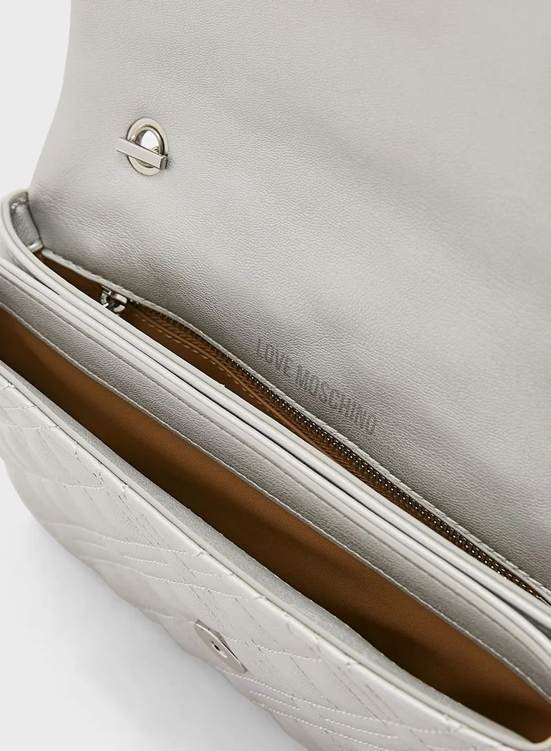 Love Moschino Zip Around Clutch