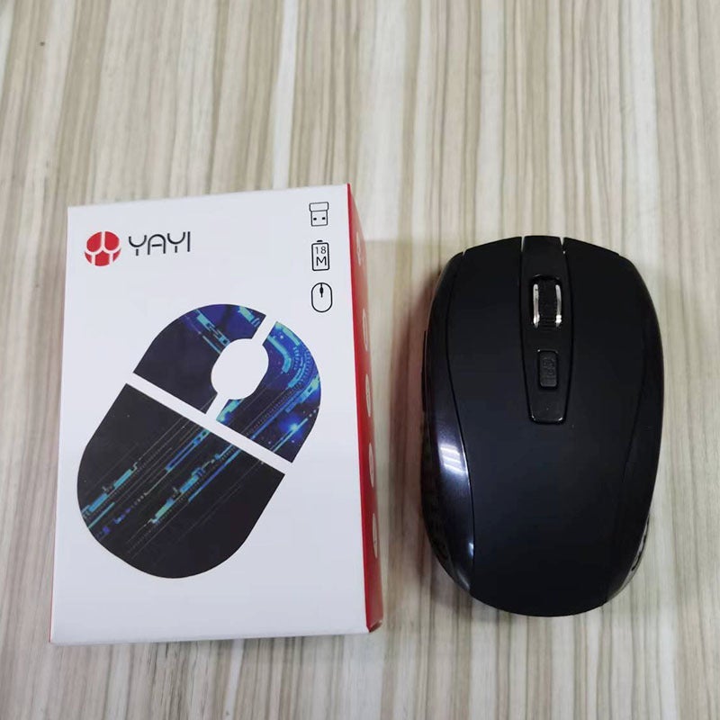 2.4G Wireless Mouse 7500 DPI for Office and Gaming 7500 black + color box