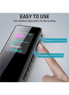 Generic 32GB Smart Digital Voice Activated Recorder with Playback -MP3 player, Audio Voice Recorder for Lectures Meetings, Recording Device Dictaphone Sound Tape Recorder  - Image 4