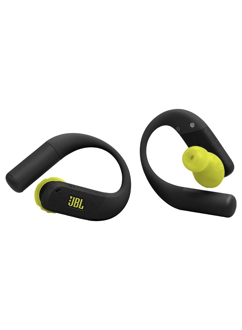 JBL Endurance Peak 4 True Wireless Sports Headphones with Bluetooth and Noise Cancelling, 48 Hours Battery Life, TwistLock Secure Fit, IP68 Water/Dust Protection, JBL Pure Bass Sound Black/Lime - Image 2