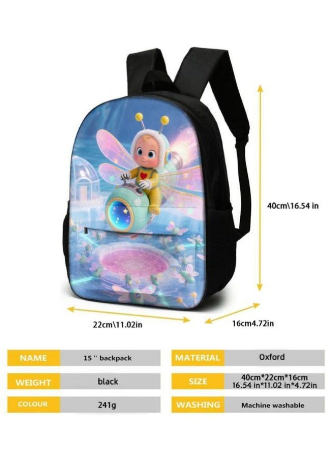 Bright Li Fire Backpacks + handbags + stationery bags | Back-to-school season/festival gifts | Cartoon bag three-piece set, easy to deal with various occasions (available for students, children, friends outings, mountain climbing, school, etc.) - 51 - Image 5