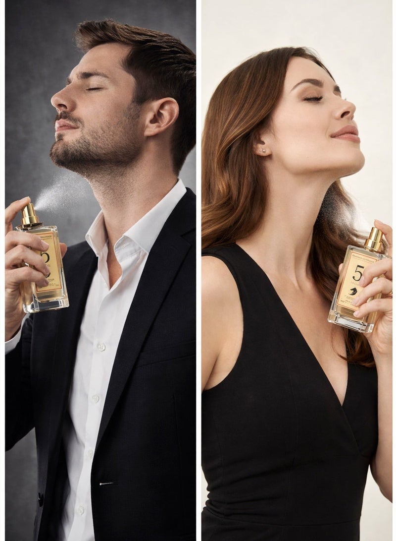 Cavalier Perfume Elegant Unisex Perfume Cavalier Rossetti Matador No. 5 Eau de Parfum 100ml | Long Lasting Unisex Perfume with Amber, Vanilla, Floral Blend & Musky Fragrance | Eau de Parfum - Image 3