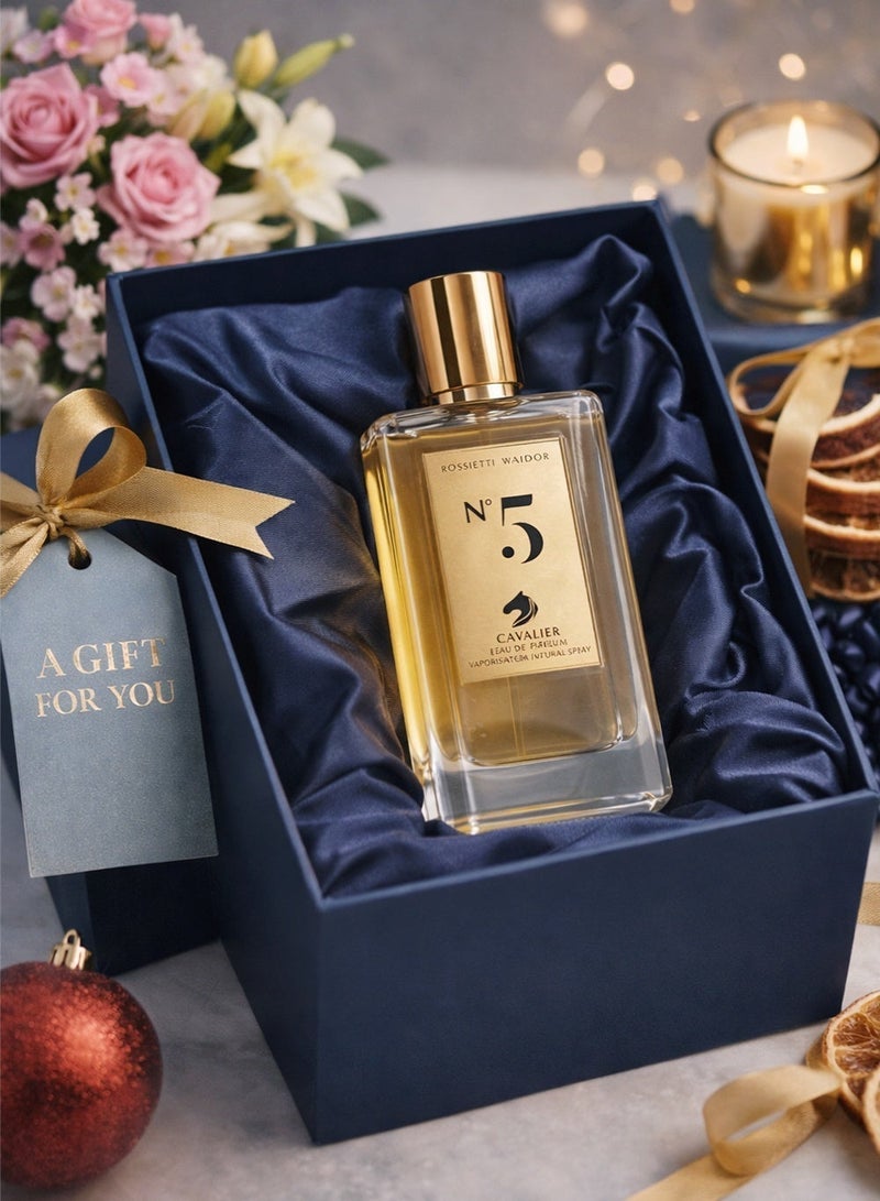 Cavalier Perfume Elegant Unisex Perfume Cavalier Rossetti Matador No. 5 Eau de Parfum 100ml | Long Lasting Unisex Perfume with Amber, Vanilla, Floral Blend & Musky Fragrance | Eau de Parfum - Image 4