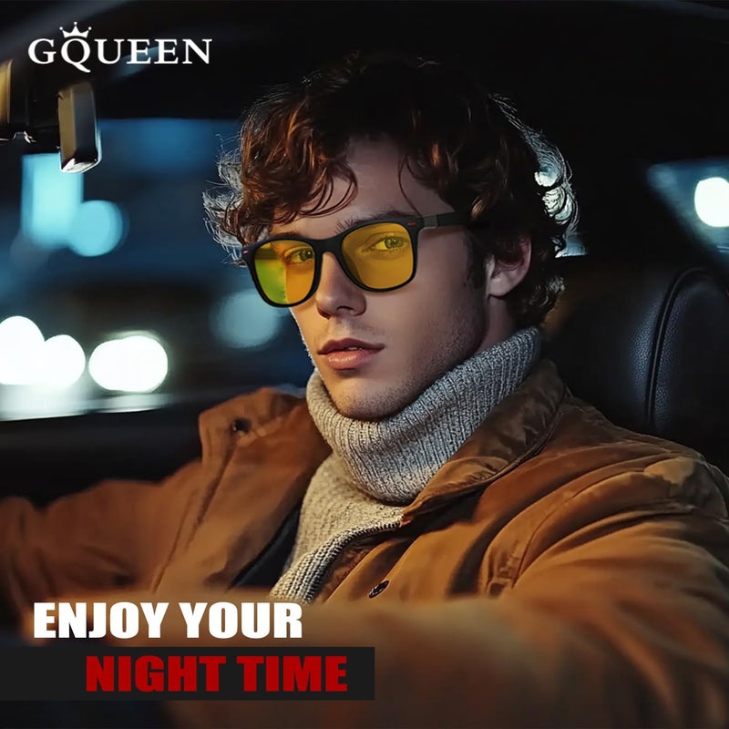 نظارات شمسية مقوسة GQUEEN للرجال والنساء، إطار مرن من نوع TR90، مناسبة للقيادة والصيد وركوب الدراجات والتنزه والجولف والأنشطة الرياضية، مع حماية من الأشعة فوق البنفسجية (UV400). - Image 2