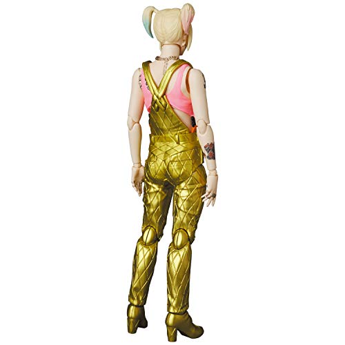 Medicom Birds of Prey Harley Quinn Overalls Version Mafex Action Figure Multicolor - Image 5