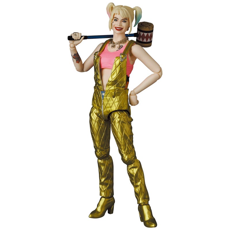 Medicom Birds of Prey Harley Quinn Overalls Version Mafex Action Figure Multicolor - Image 2