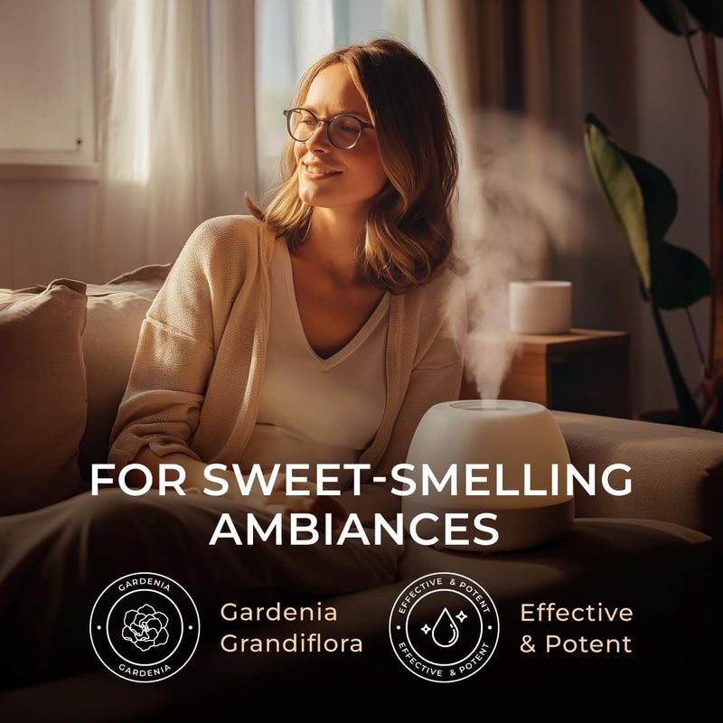 Gya Labs Gardenia Essential Oil - 0.34 Fl Oz - for Hair, Skin, Diffuser, Aromatherapy & DIY Candle Making Scent - Image 3