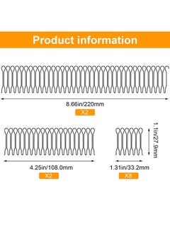ANCIRS 12 Pack Hair Finishing Fixer Comb U Shape Hair Accessories For Women & Girls Hairstyle  - Image 4