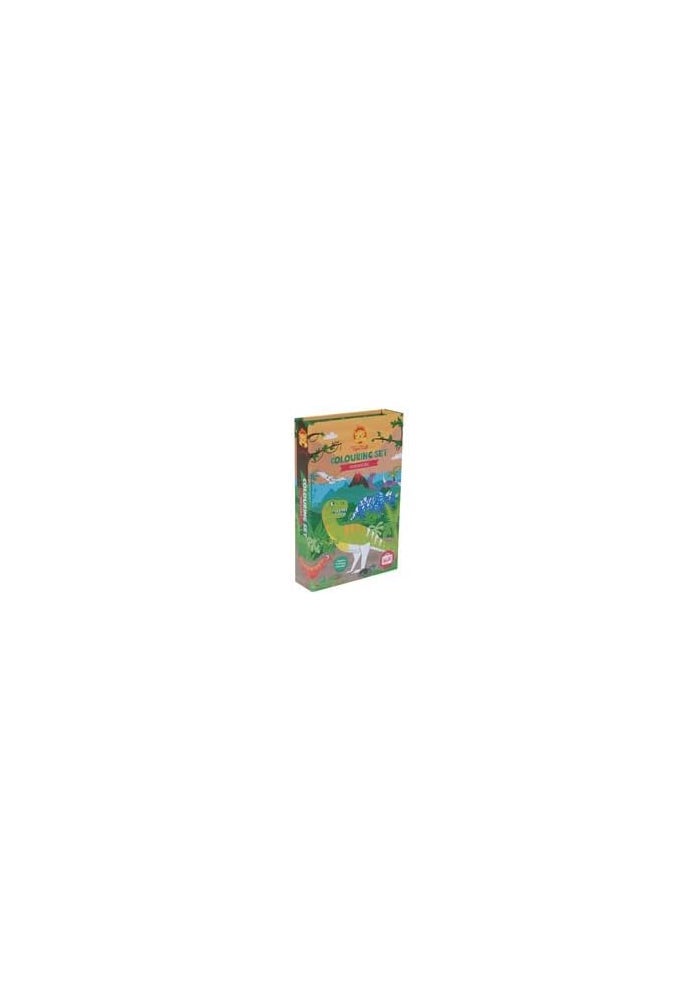 Tiger Tribe Dinosaur Colouring Set - Image 2