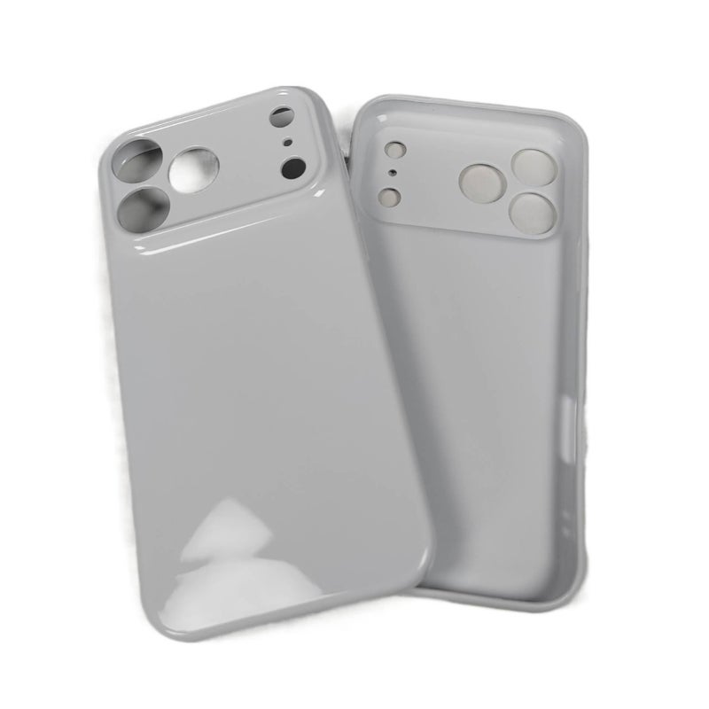 غطاء واقي بPET لـ iPhone XR باللون أبيض مع تسامي ثلاثي الأبعاد وتغليف الحواف الأربعة مع محاذاة دقيقة للفتحات مع لمسة لامعة لترتيب الأغراض للاستخدام العملي للاستخدام الشخصي - Image 5