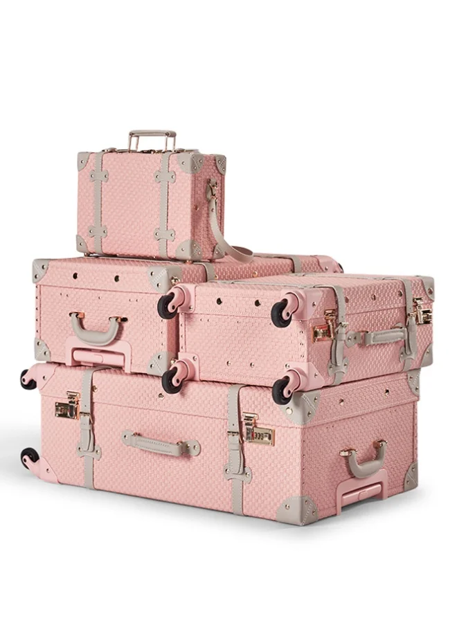 Limra Travel Bags Classic Leather Luggage 4 Pcs Set 28''-24''-20'''-13'''Inches