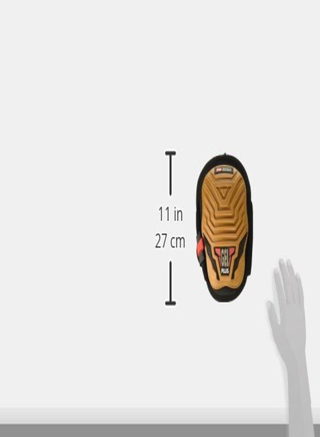 ماكجواير نيكولاس واقيات الركبة من ماكغواير-نيكولاس، واقيات ركبة من الجل والمطاط للعمل، أسود/أصفر، 22384 - Image 2