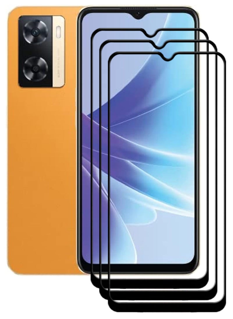 ACLIX 3 Pieces Antistatic ESD Dustproof Premium Quality High Definition Tempered Glass Screen Protector Designed For Oppo A77s - Image 1