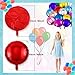Deekin 200 Pieces 18 Inch Round Shaped Foil Balloons Foil Helium Balloons New Year Balloon Color Kids Party Balloons for New Year Decorations Baby Shower Graduation Decorations Birthday Wedding - Image 4