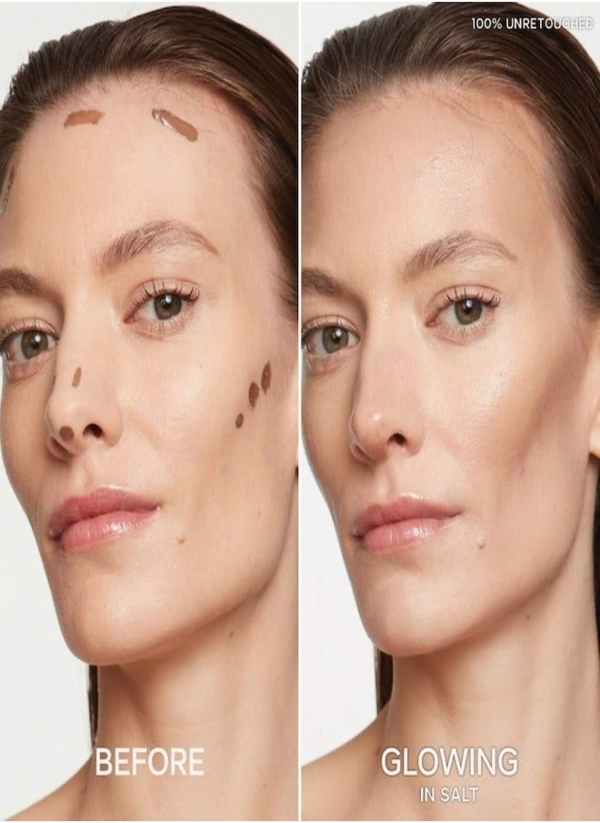 Saie Dew Bronze Liquid Bronzing Cream , Salt - fair to light with cool undertones 12ml - Soft-Focus Flawless Glow  - Image 3