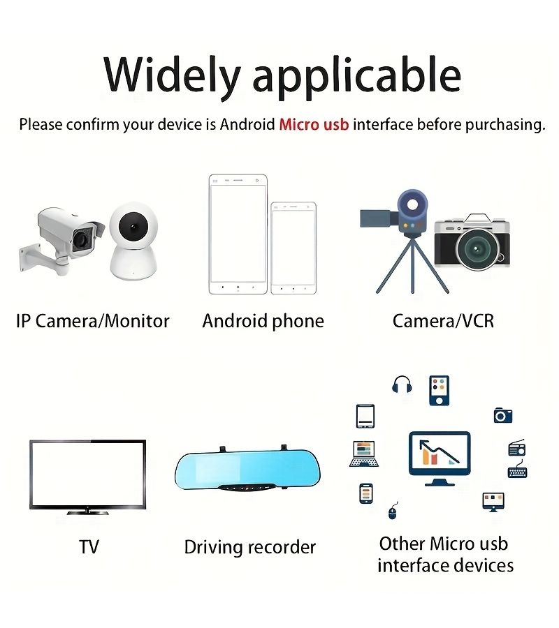 5 قطع 2 متر كابل شحن سريع ونقل بيانات من USB إلى Micro USB بقوة 3 أمبير للأجهزة الأندرويد - Image 5