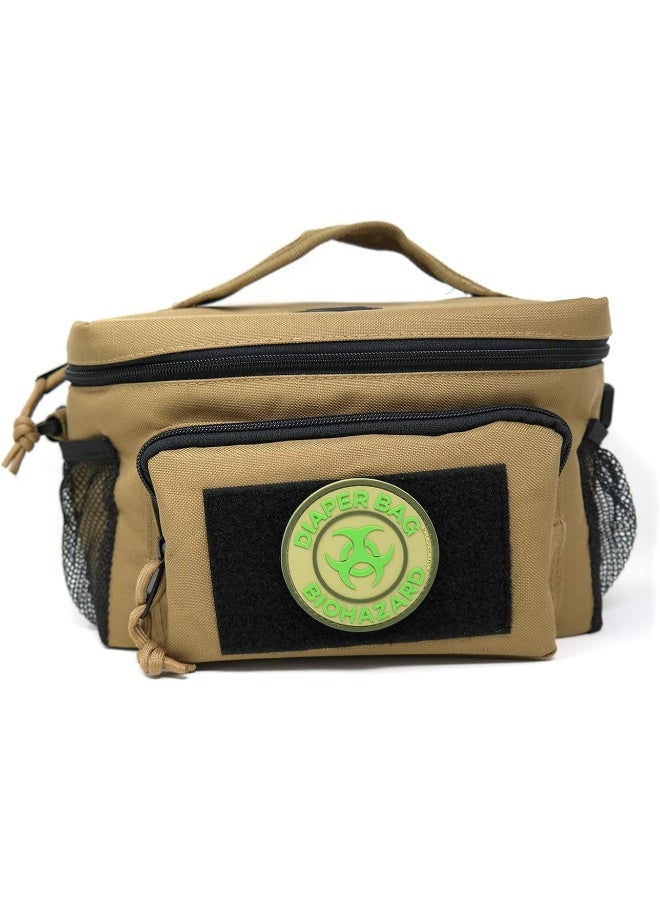 Stinking Patch Co. Stinking Patch Co. Tactical Diaper Bag Biohazard PVC Patch  - Image 4