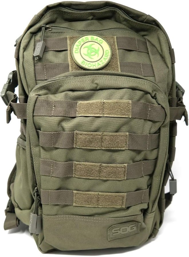 Stinking Patch Co. Stinking Patch Co. Tactical Diaper Bag Biohazard PVC Patch  - Image 2