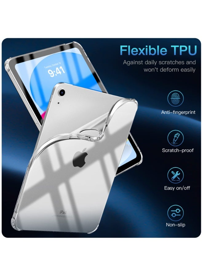 general Clear Case for iPad (A16) 11th Generation 11 Inch 2025, iPad 10th Generation Case 10.9 Inch 2022, Slim  Lightweight Soft TPU Transparent Back Protective Cover - Image 2